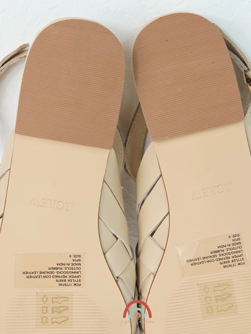 New! J. Crew Woven Leather Slingback Mule Flats - Picture 11 of 14